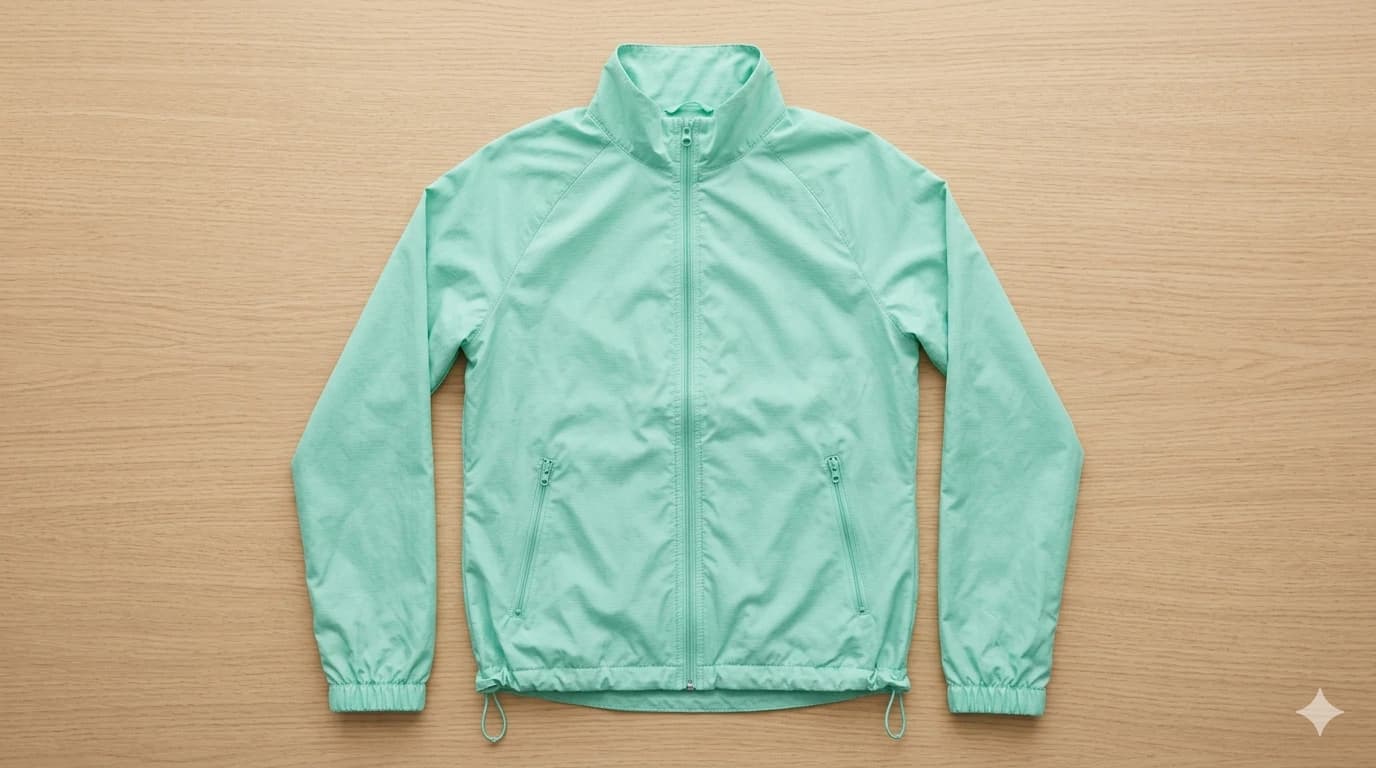 Chaqueta liviana verde